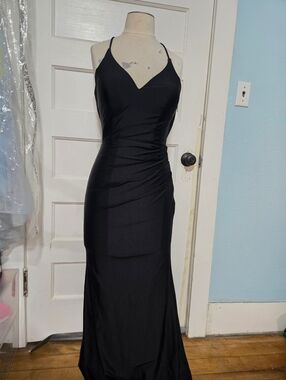 Bight Black Evening Gown